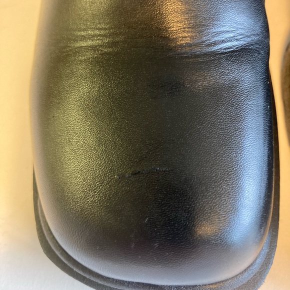 Fait au Canada Black Leather Fur Lining Lace Up Boots size 9 - Picture 12 of 16